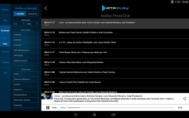 RTP Play android App screenshot 0