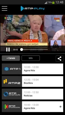 RTP Play android App screenshot 12