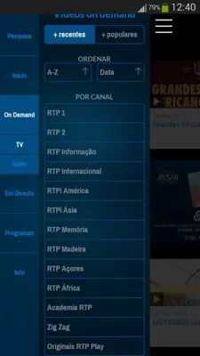 RTP Play android App screenshot 13